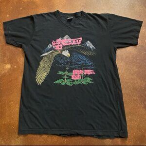 Vintage Split USA Shirt Mens Graphic Tee 90s Y2K